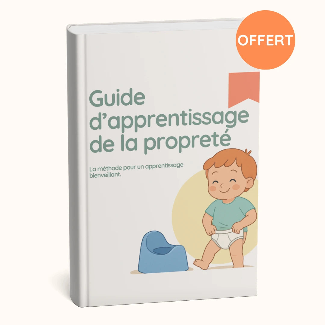 Guide d’apprentissage de la propreté offert avec méthode bienveillante pour aider les enfants à devenir propres