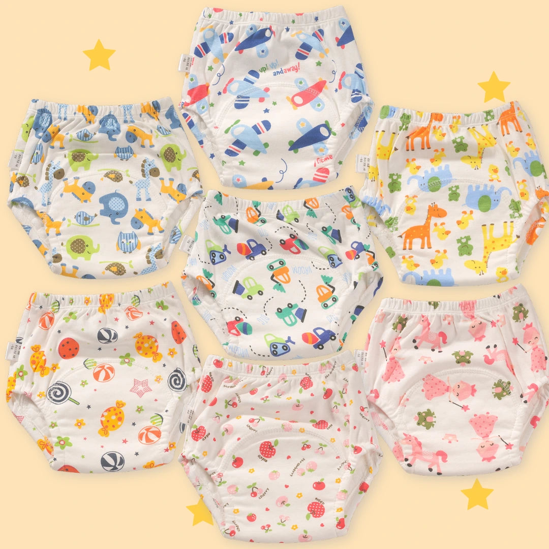 photo d'un lot de 7 culottes d'aprentissage