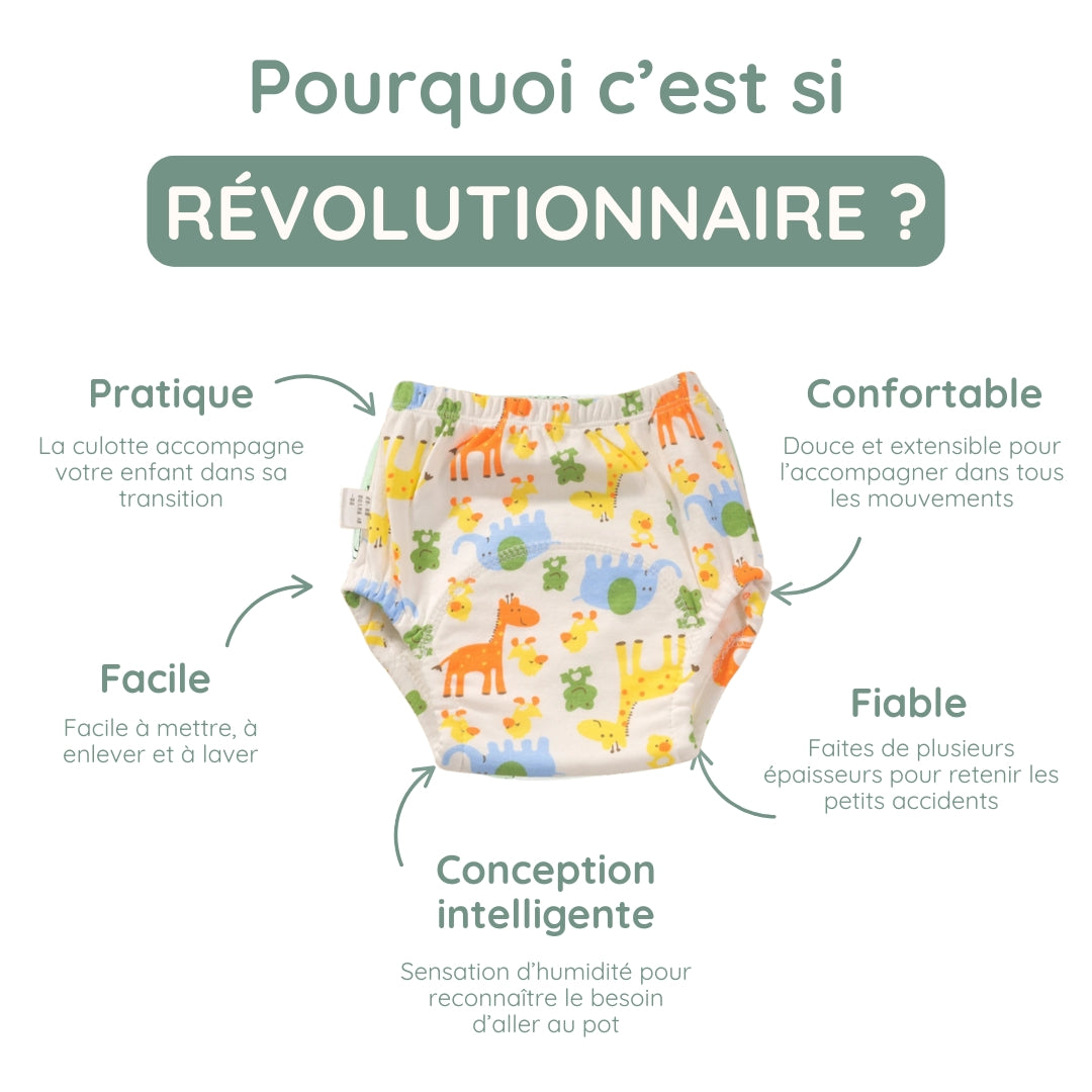 Lot de 7 culottes d'apprentissage de la propreté