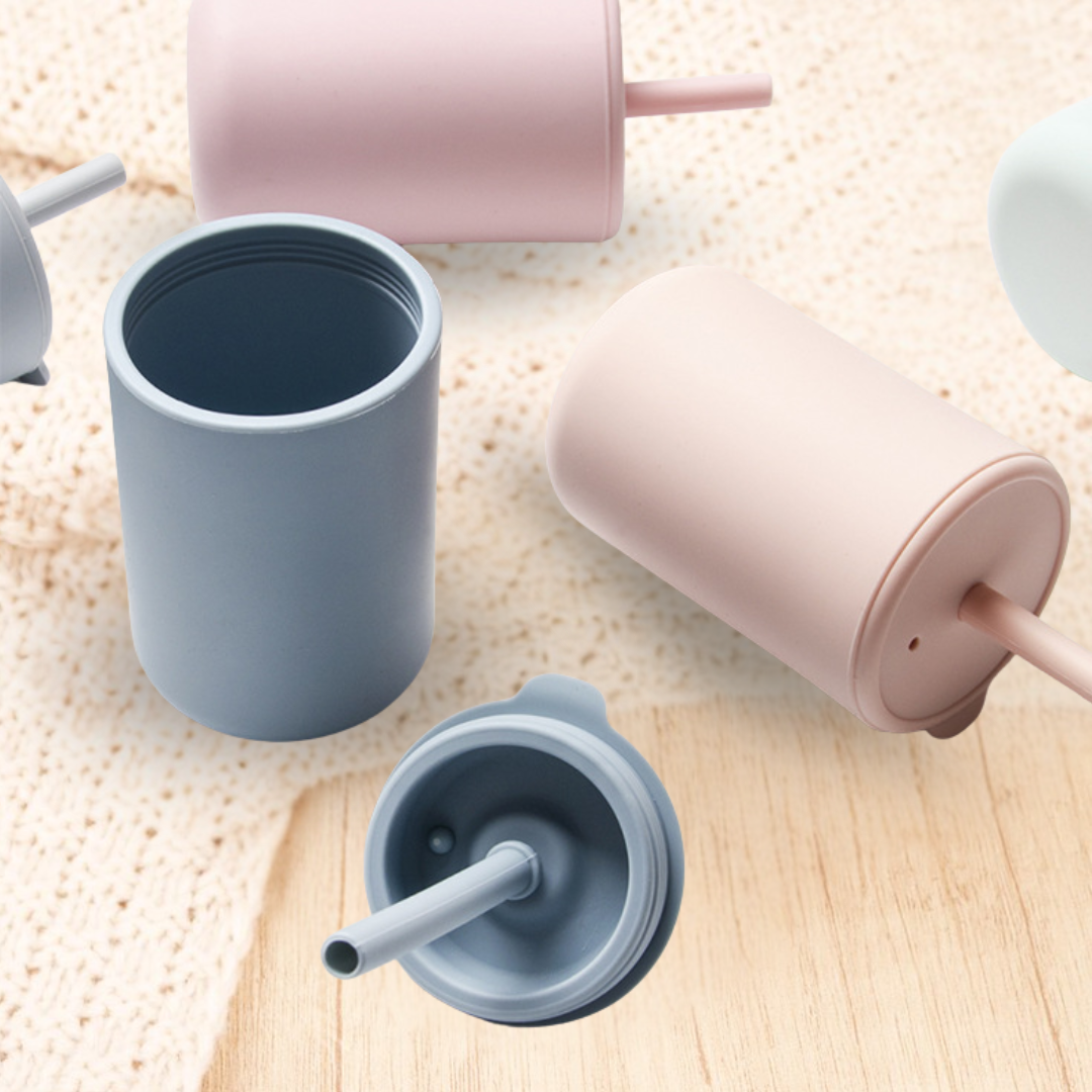 Lot de 3 Tasses d'apprentissage en silicone