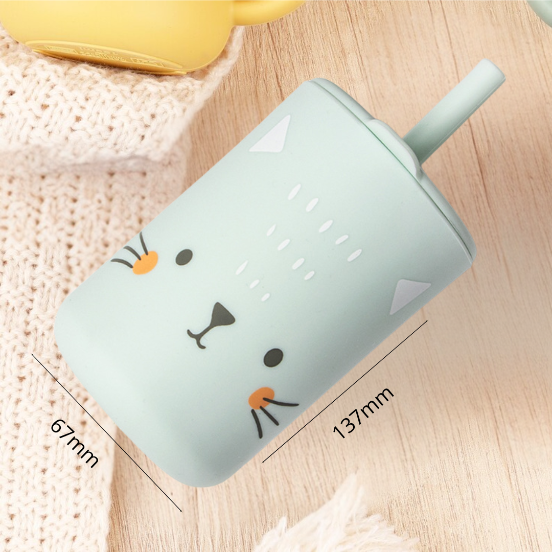 Lot de 3 Tasses d'apprentissage en silicone