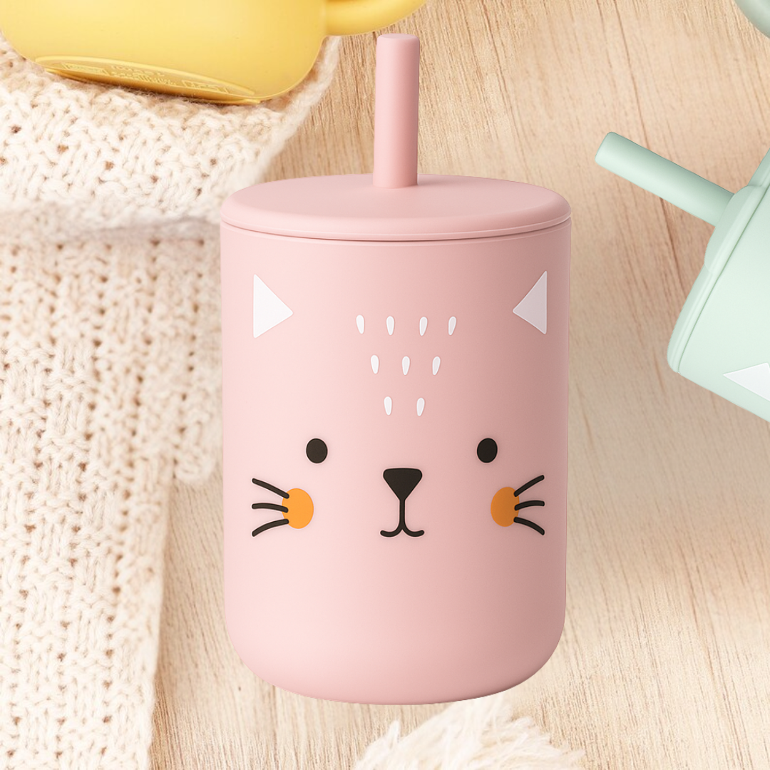 Lot de 3 Tasses d'apprentissage en silicone
