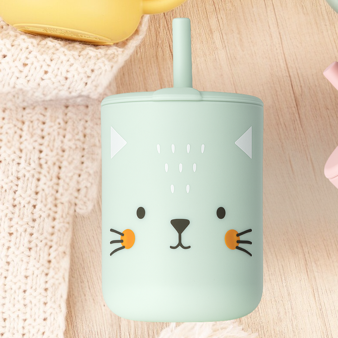 Lot de 3 Tasses d'apprentissage en silicone