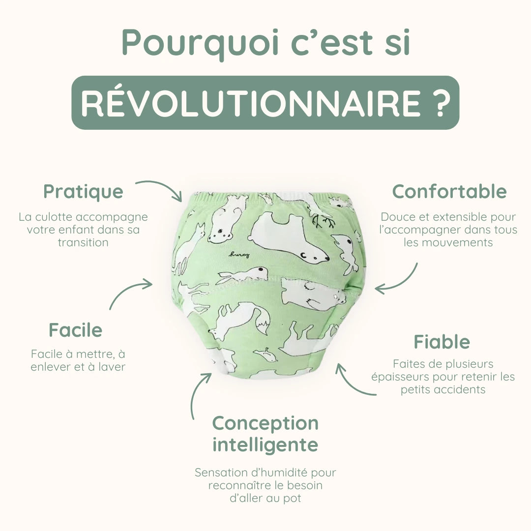 Lot de 7 culottes d'apprentissage