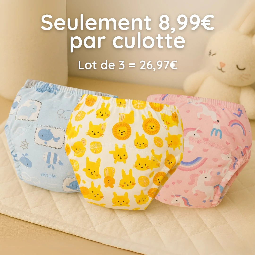 lot de 3 culottes d'apprentissage